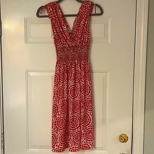 Summer dress Orange geometric L John & Anna NY